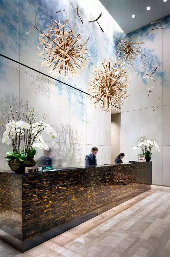 石材搬上墙,满满的土豪既视感!