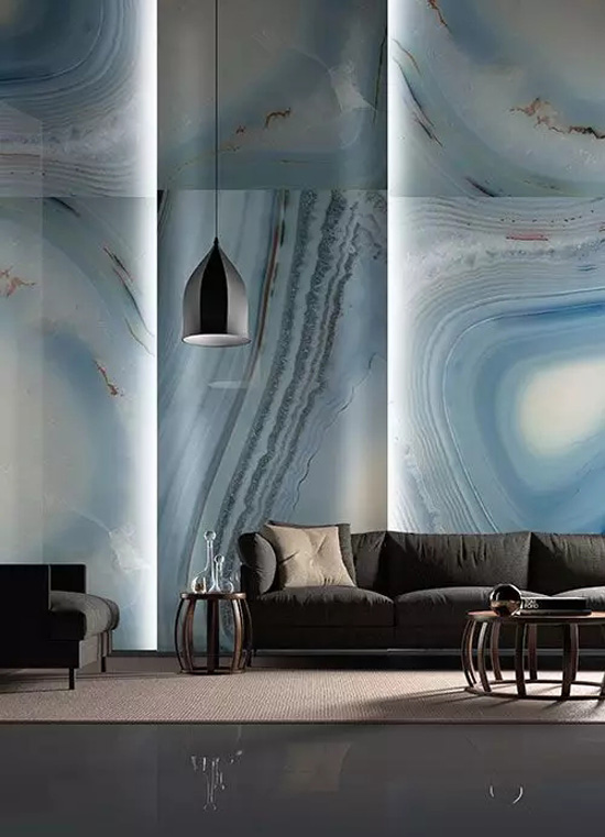 石材搬上墙,满满的土豪既视感!