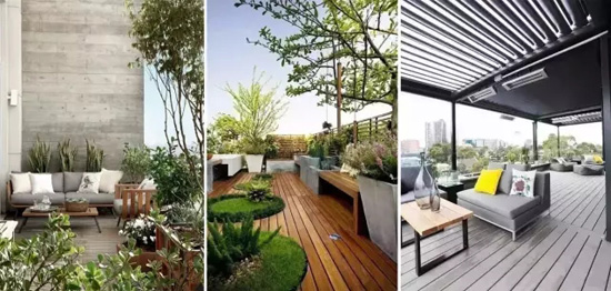 在家也能享受阳光，非常漂亮的露台设计！